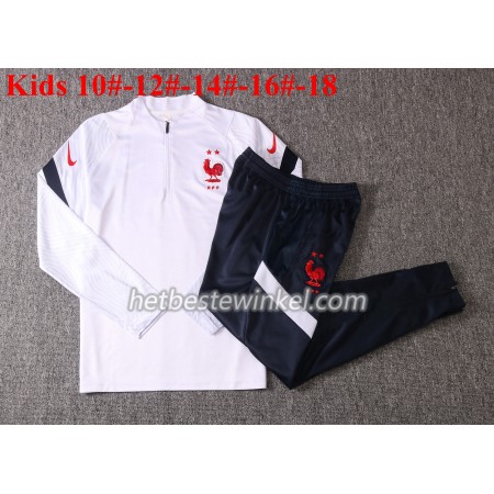 Frankrijk 2020/21 Kind Trainings Sweatshirt Pak M002